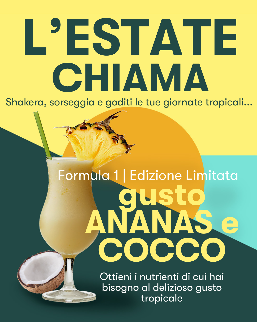 Formula 1 Herbalife - Frullato nutrizionale al gusto Ananas e Cocco