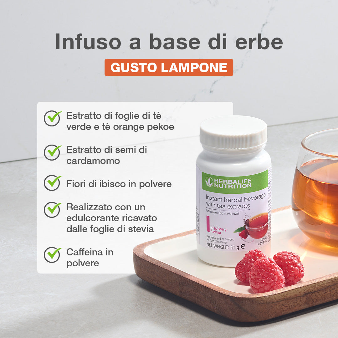 Herbalife Herbal Infusion - Raspberry Flavor 51 g