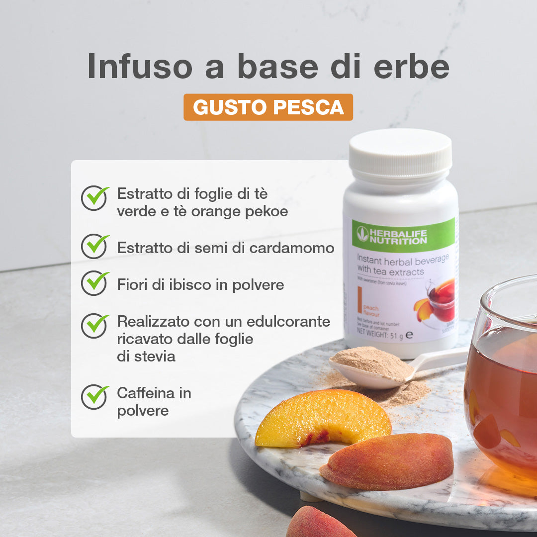 Herbalife Herbal Infusion - Peach Flavor 51 g