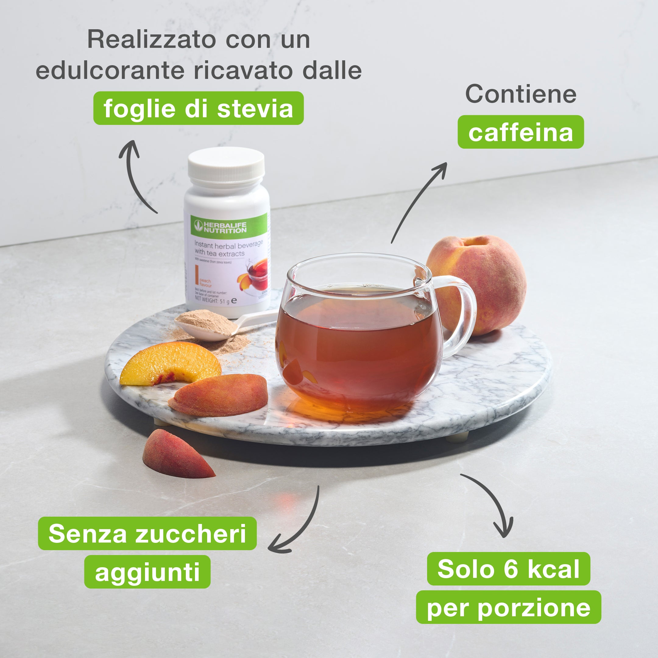 Herbalife Herbal Infusion - Peach Flavor 51 g