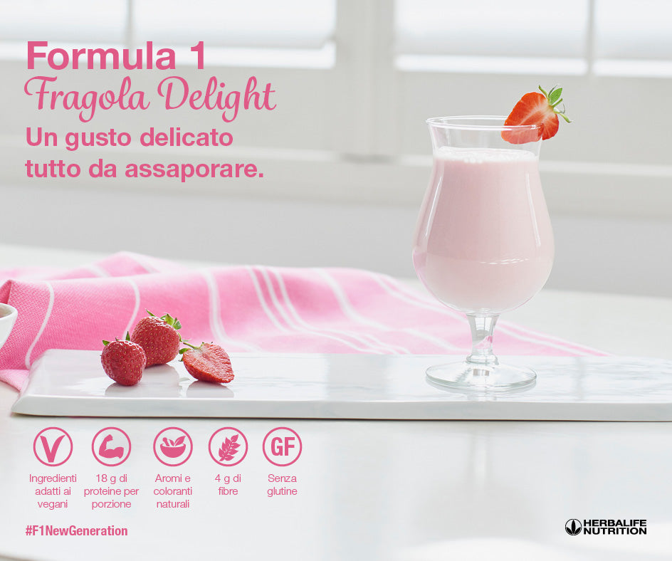 Herbalife Formula 1 - Strawberry Flavored Protein Shake