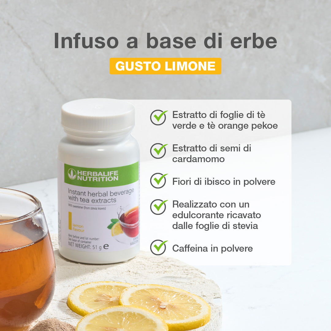 Herbalife Herbal Infusion - Lemon Flavor 51 g