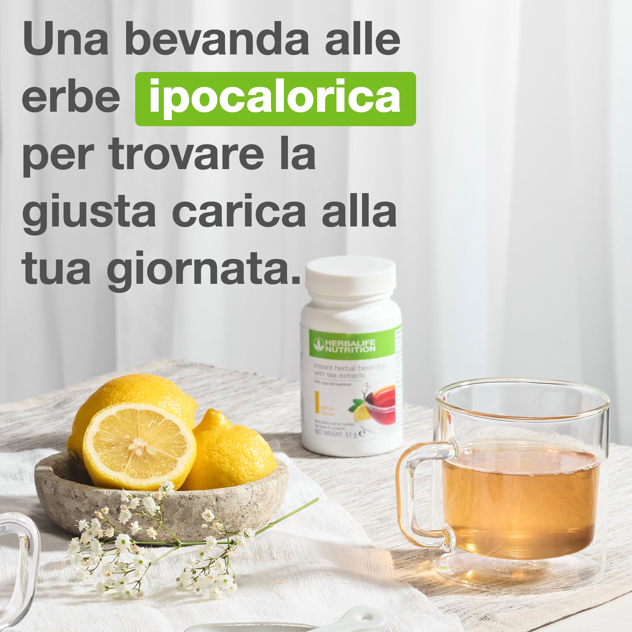Herbalife Herbal Infusion - Lemon Flavor 51 g