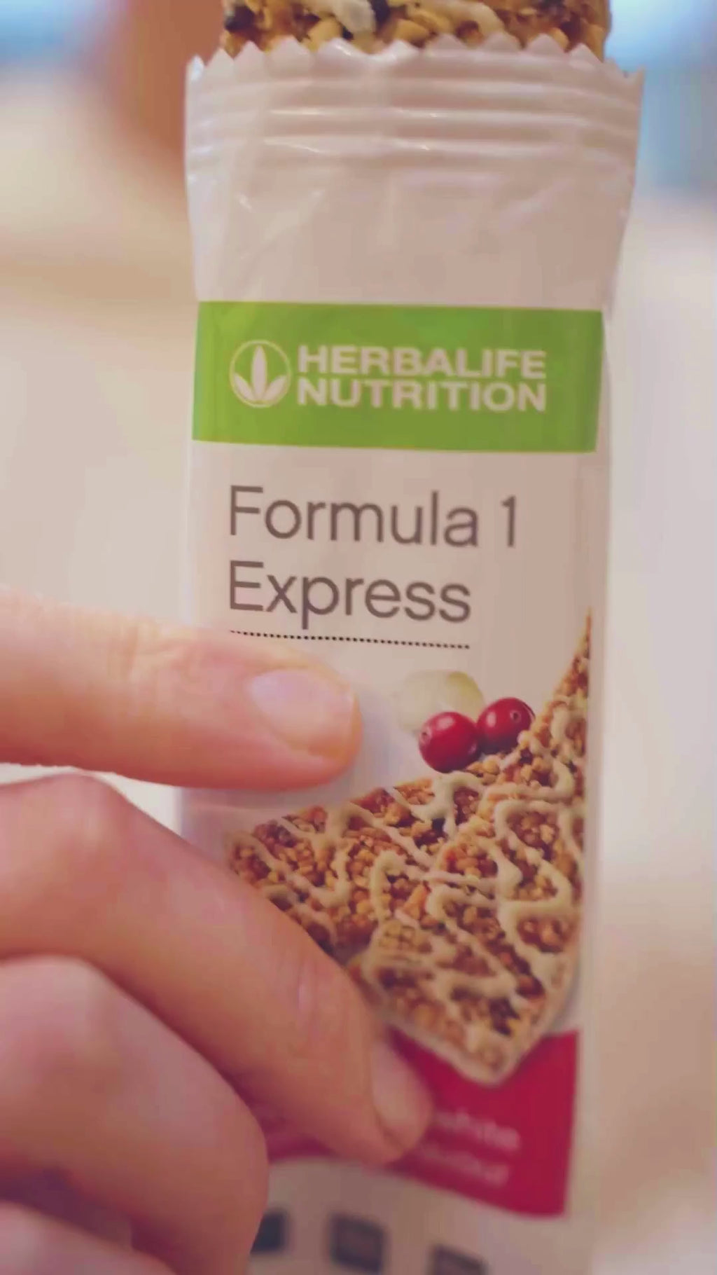 Formula 1 Express Meal Replacement Bars - White Chocolate and Cranberry Flavor