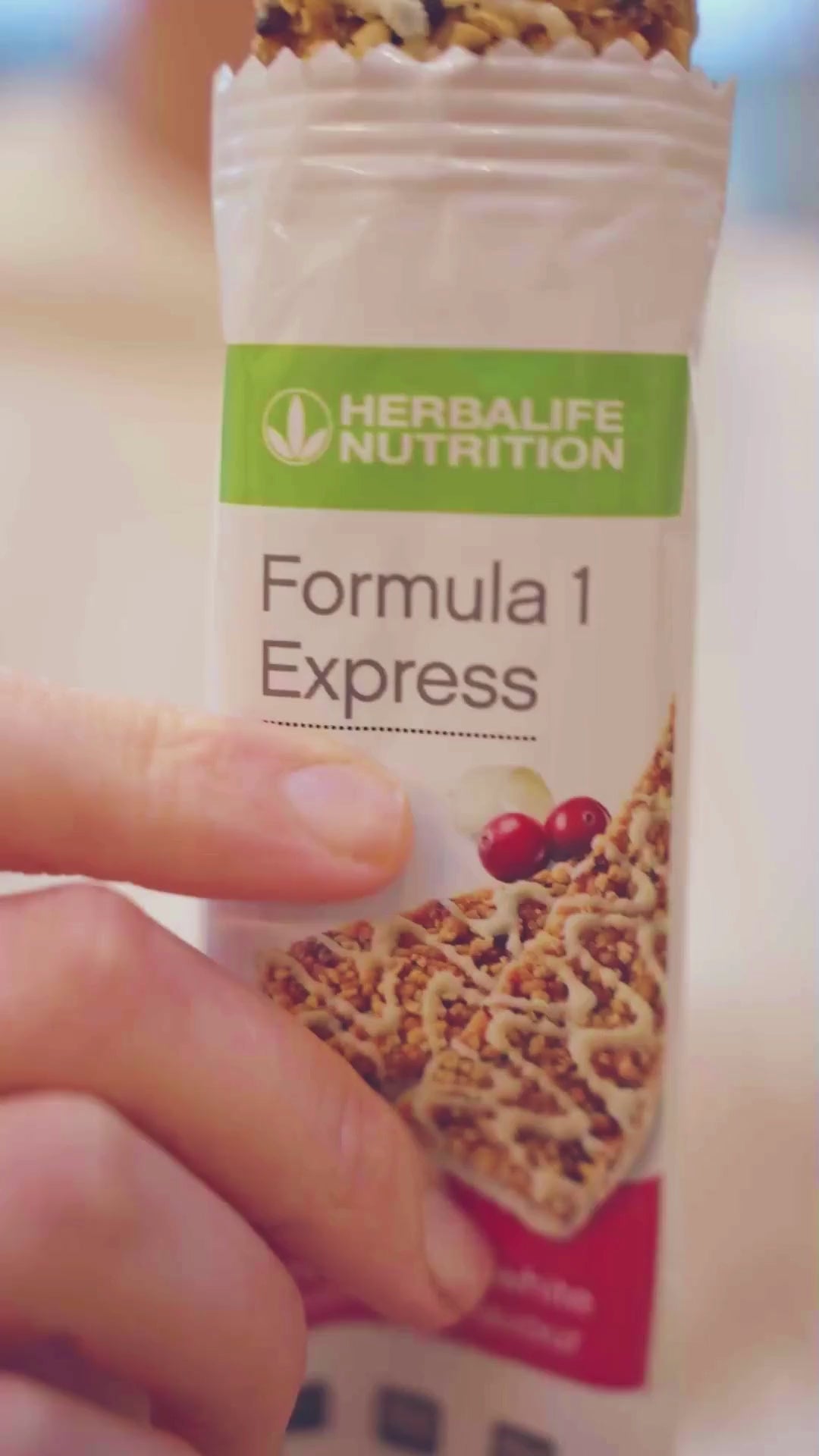 Formula 1 Express Meal Replacement Bars - White Chocolate and Cranberry Flavor