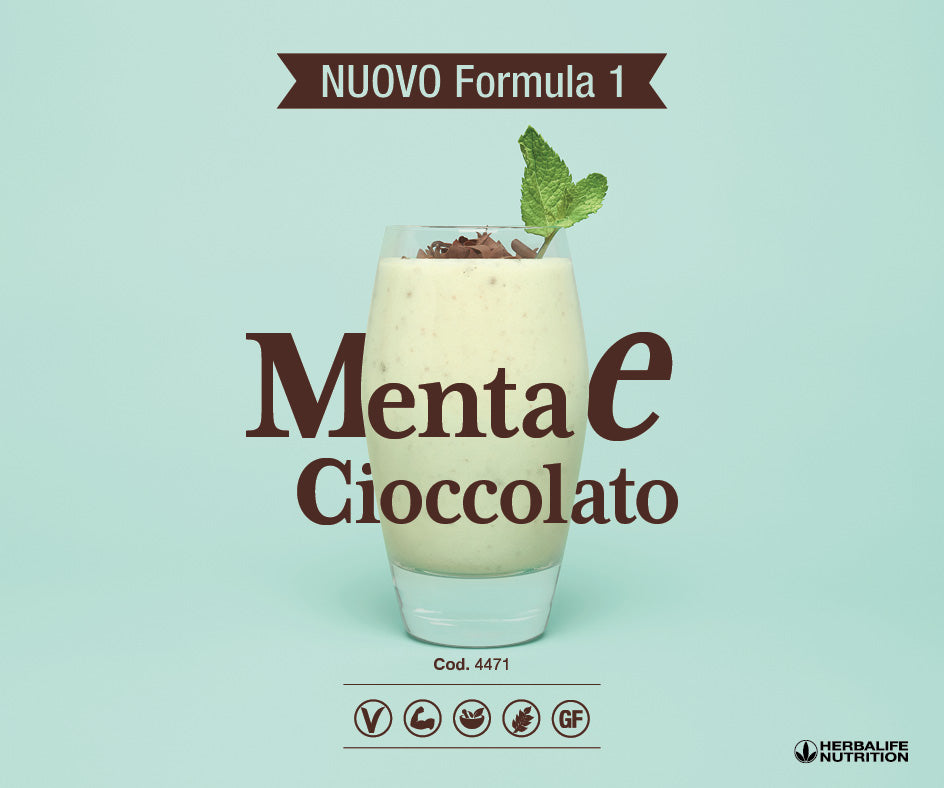 Herbalife Formula 1 - Nutritional Shake with Mint and Chocolate Flavor
