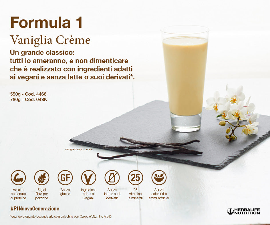 Herbalife Formula 1 - Vanilla Crème Nutritional Shake